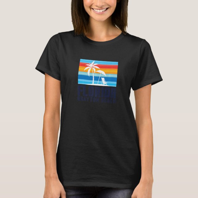 T-shirt Grayton Beach Fl Sea Side Beach Chaise Grayton Bea (Devant)