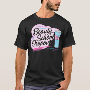 T-shirt Grease Pink Dames Beauté School Dropout