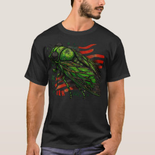 T-shirt Great Cicada Comeback Tour 2024 Chicago Insect Inv
