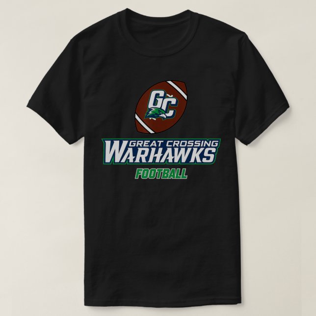 T-shirt Great Crossing High School Warhawks Football  (Design devant)