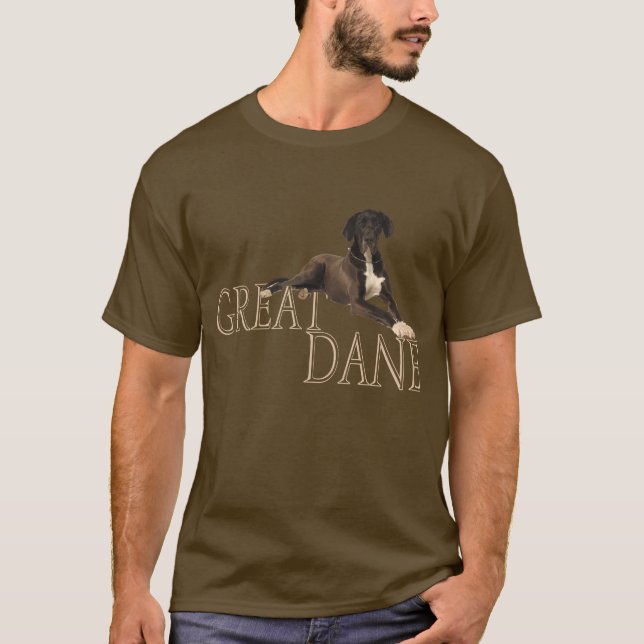T-shirt Great dane (Devant)