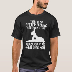 T-shirt Great Dane Animal Maman Chien Great Dane Maman