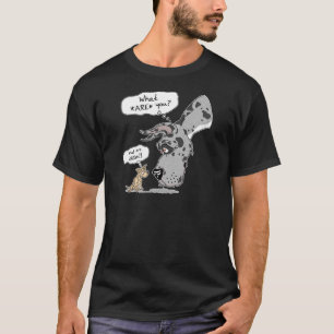 T-shirt Great Dane & Chihuahua Merle