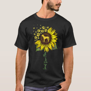 T-shirt Great Dane Maman Sunflower Great Dane Lover Don Do
