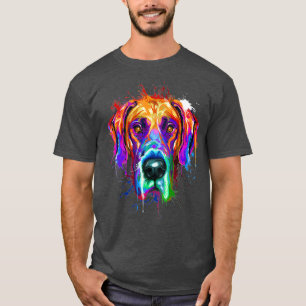 T-shirt Great Dane Splash Art Dane Shirts Great dane