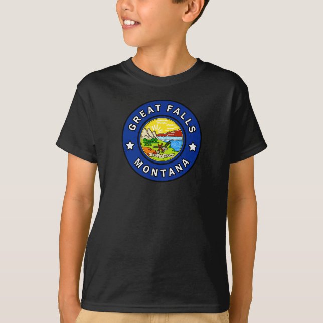T-shirt Great Falls Montana (Devant)