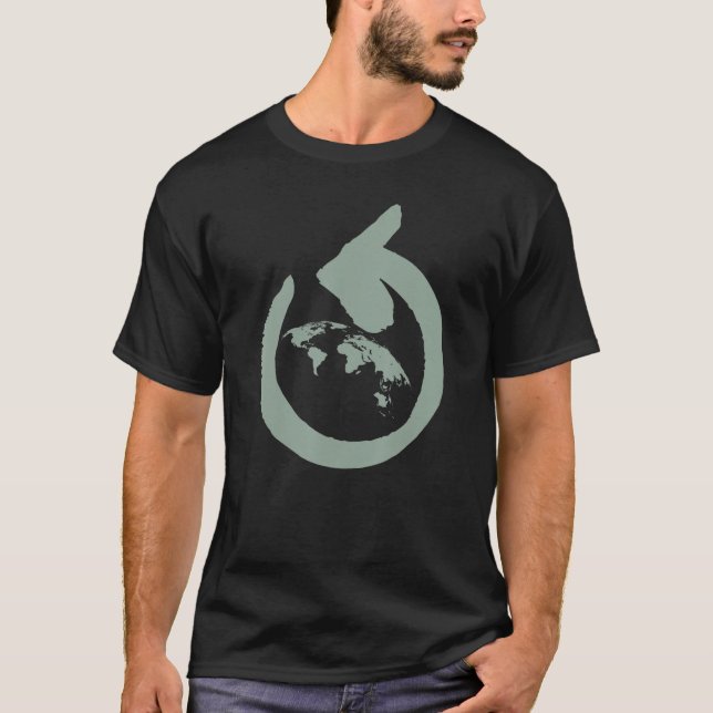 T-shirt Great Reset, World Globe (Devant)