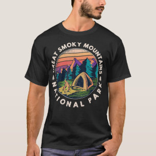 T-shirt Great Smoky Mountains National Park Randonnée Vint