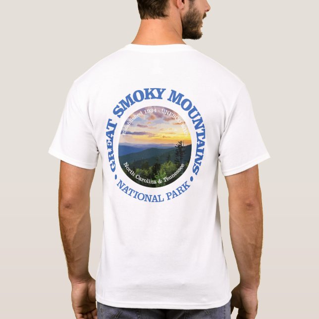 T-shirt Great Smoky Mountains NP (rd)2 (Dos)