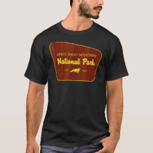 T-shirt Great Smoky Mountains Parc national Nature Distres