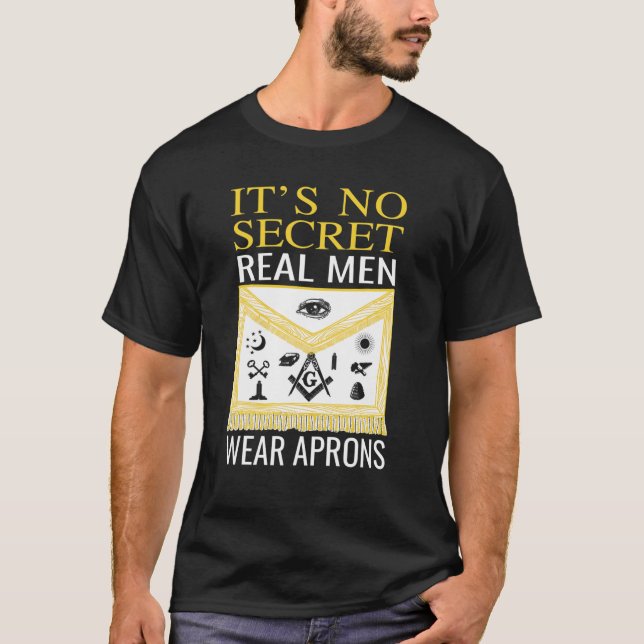 T-shirt Greats Mason : Les vrais hommes maçonniques porten (Devant)