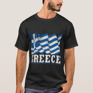 T-shirt Grèce Drapeau Grec