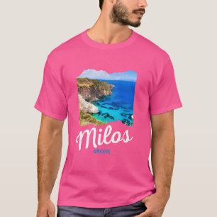 T-shirt Grèce Île de Milos  Grèce Milos