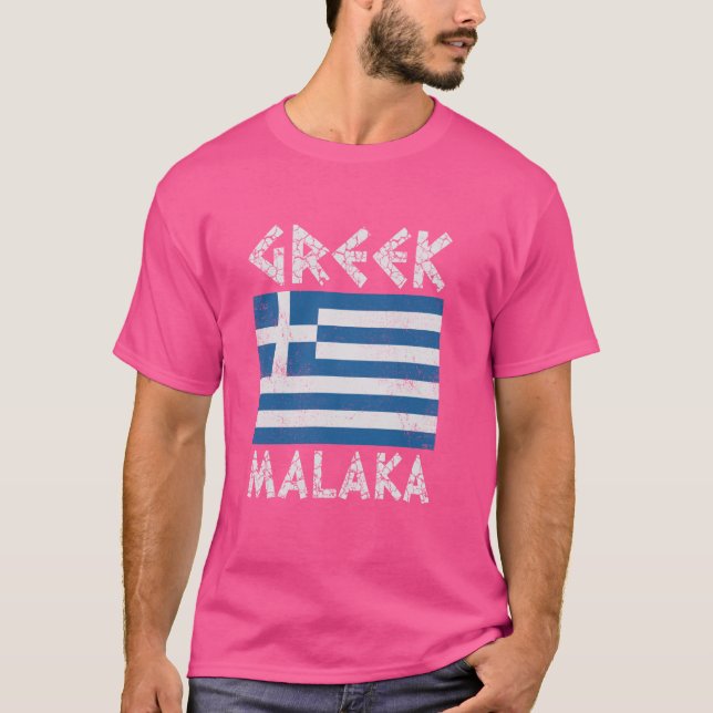 T-shirt Grèce Malaka Gyros Corfou (Devant)