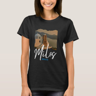 T-shirt Grèce Milos Souvenir Grèce Milos