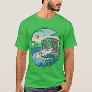 T-shirt GRÈCE rétro