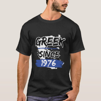 T-shirt Greek Since 1976 Greece Map Greek