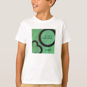 T-shirt Green 30 Décennie Anniversaire