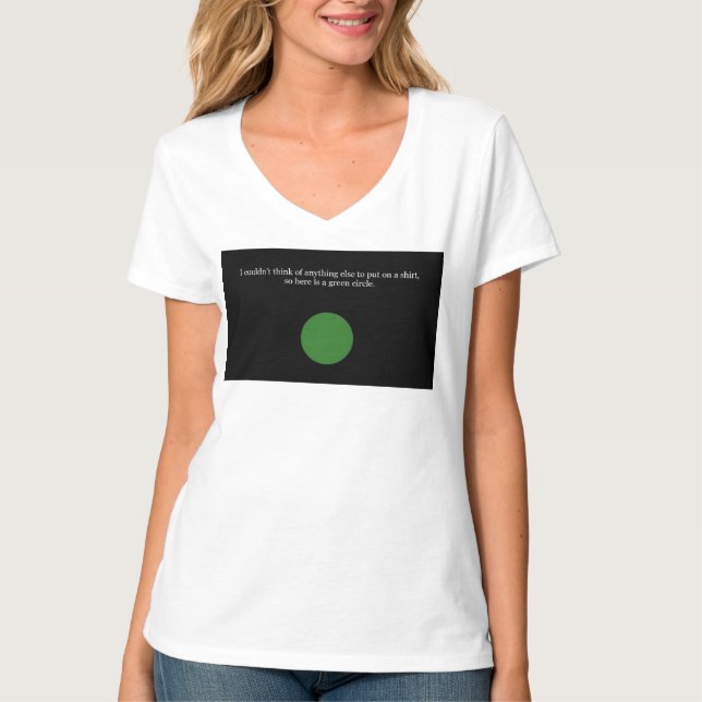 T-shirt Green Circle (Devant)