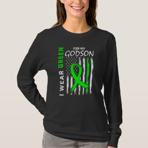 T-shirt Green Godson Maladie du rein Décerné de la paralys