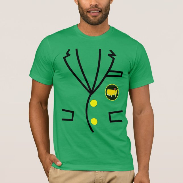 T-shirt Green Jacket Master Golf (Devant)