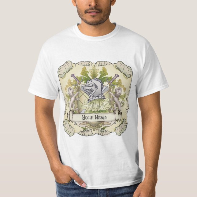 T-shirt Green Knight Family Crest (Devant)