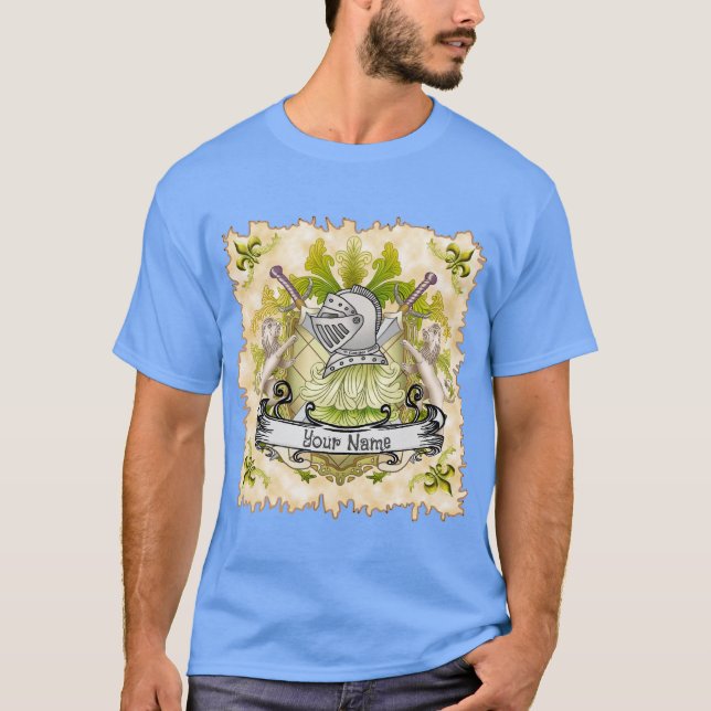 T-shirt Green Knight Family Crest (Devant)