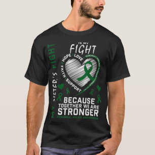 T-shirt Green My Sisters Combattre Est Mon Combat Cérébral