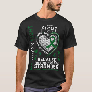 T-shirt Green My Sisters Combattre Est Mon Combattre Céréb