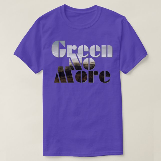 T-shirt Green No More 2 (Design devant)