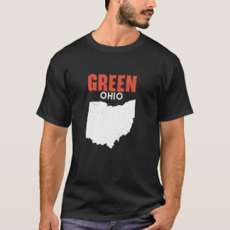 T-shirt GREEN Ohio USA State America Travel Ohioan