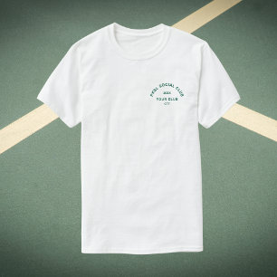 T-shirt Green PKBL Social Club Crest Pickleball