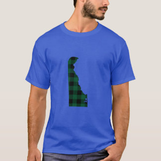 T-shirt Green Plaid Delaware