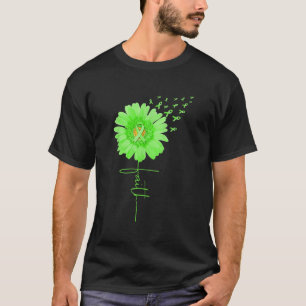 T-shirt Green Ribbon Daisy Faith Sensibilisation à la sant