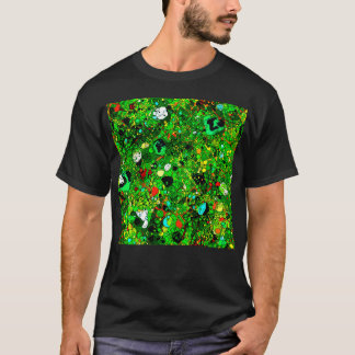 T-shirt Green World Abstrait 409