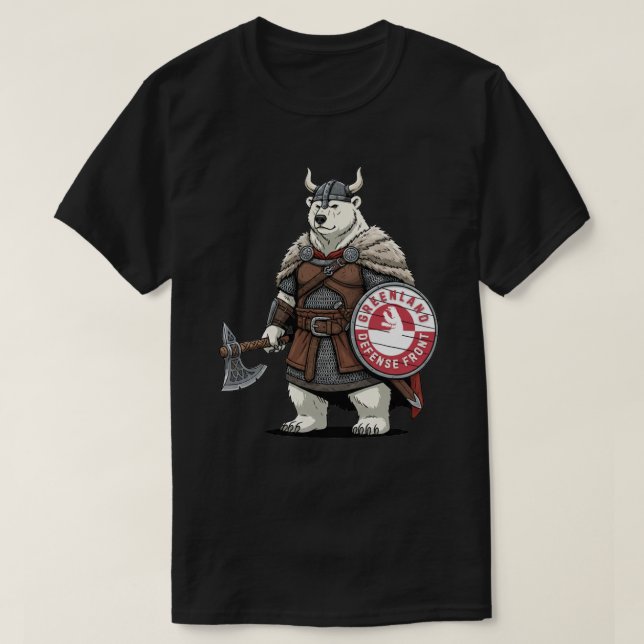 T-shirt Greenland Defense Front (Design devant)