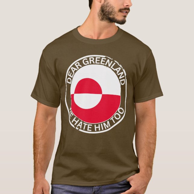 T-shirt Greenland Is Not For Sale Support Denmark  (Devant)