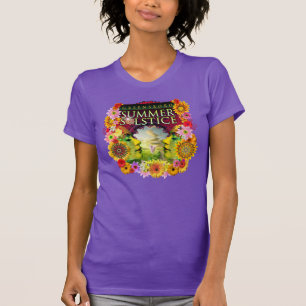 T-shirt Greensboro Summer Solstice Festival Purple 2015