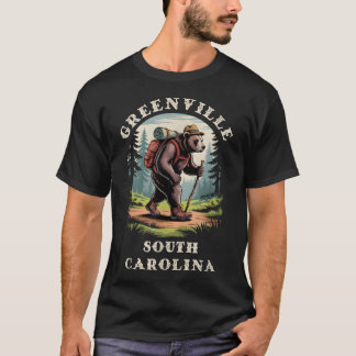 T-shirt Greenville Caroline du Sud Sc Blue Ridge Randonnée