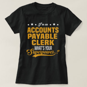 T-shirt Greffier des comptes fournisseurs