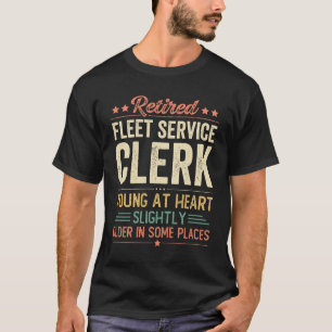 T-shirt Greffier du service à la flotte à la retraite