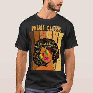T-shirt Greffière Peims Afro Africaine Américaine Femmes B