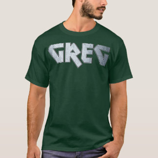 T-shirt Greg en métal lourd