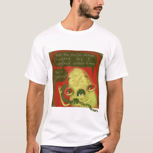 T-shirt Gregg I Coughed par Laura Irrgang (Devant)