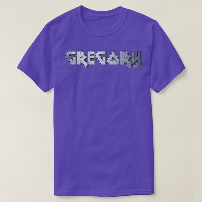 T-shirt Grégoire en métal lourd (Design devant)