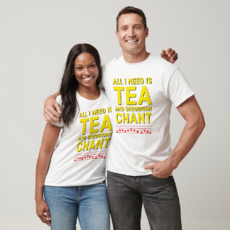 T-shirt Grégorien Chant Thé Lover Funky Catholique Noël