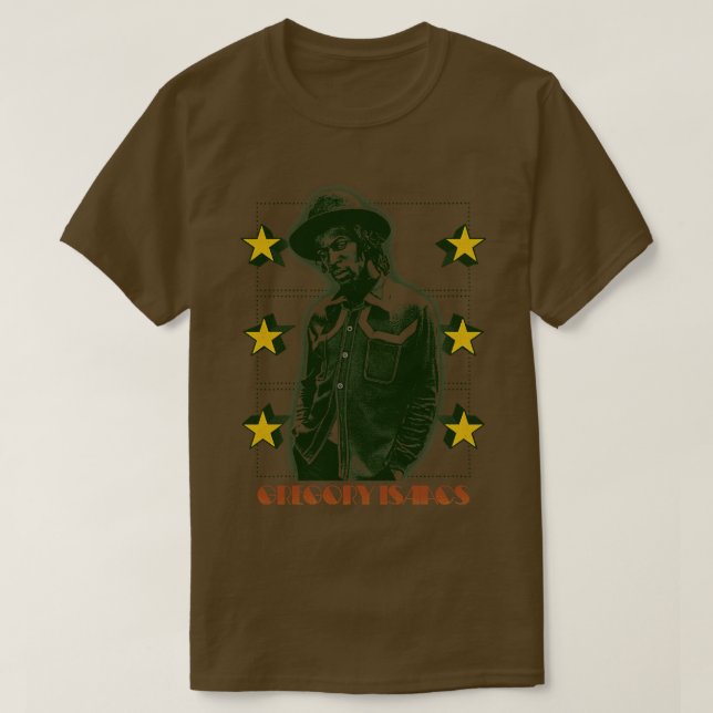 T-shirt Gregory Isaacs Original Rétro Fan Art (Design devant)