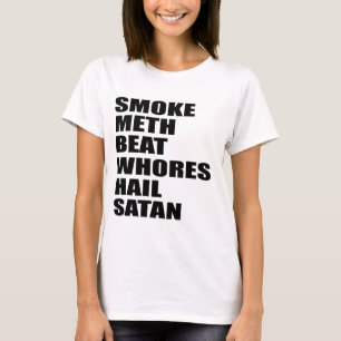 T-shirt grêle à bec de fumée