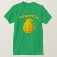 Grenade à main satirique d'ananas de kitsch