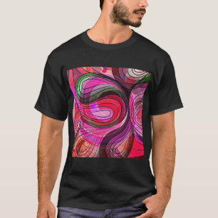 T-shirt Grenade et gribouillis de granit avec des lignes n